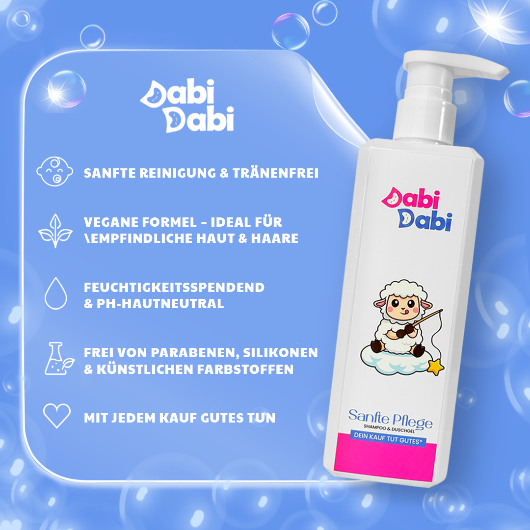 Sanfte Pflege – Baby & Kid Shampoo & Body Wash (500ml)
